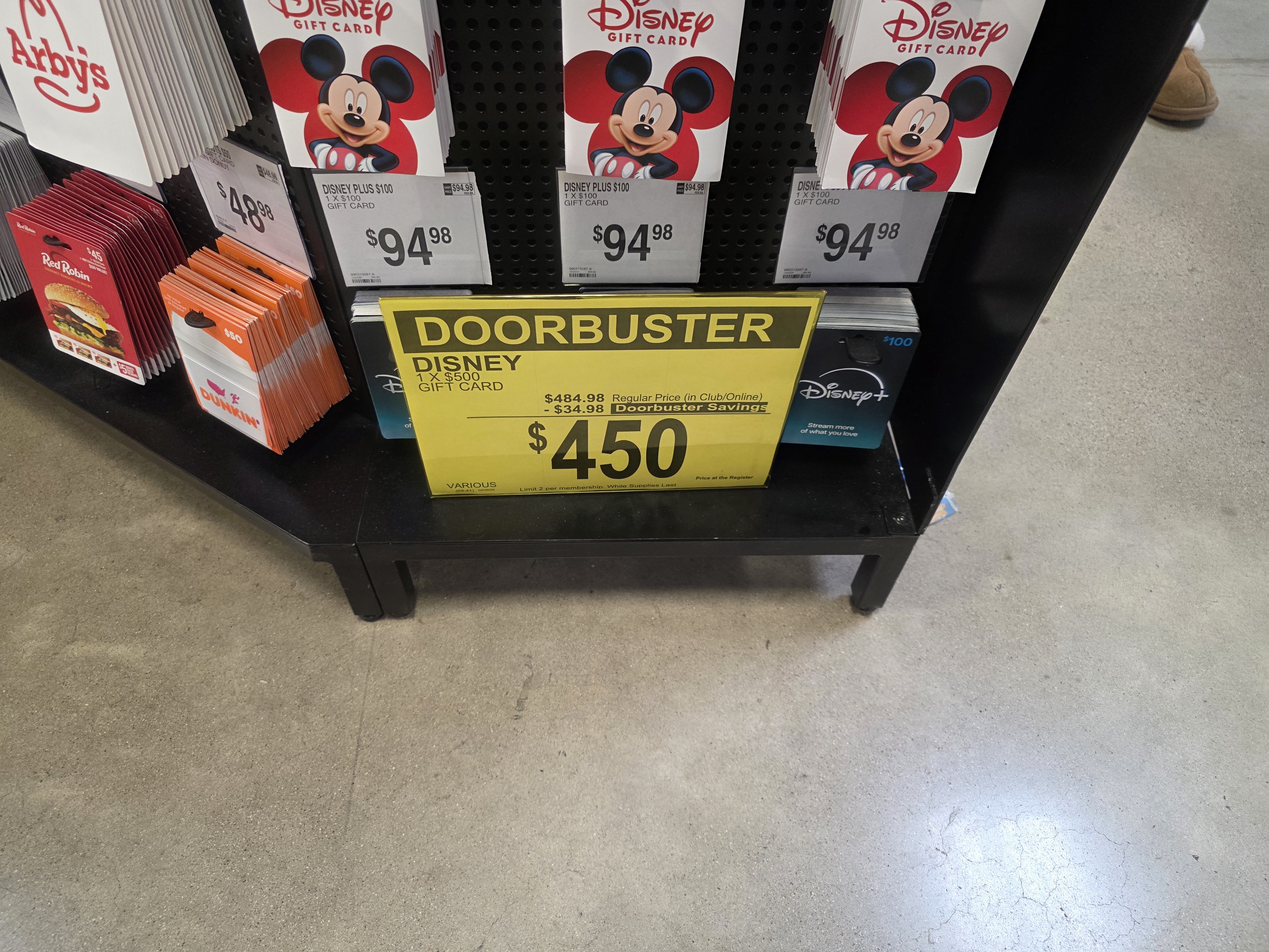 Gift cards Sams Club