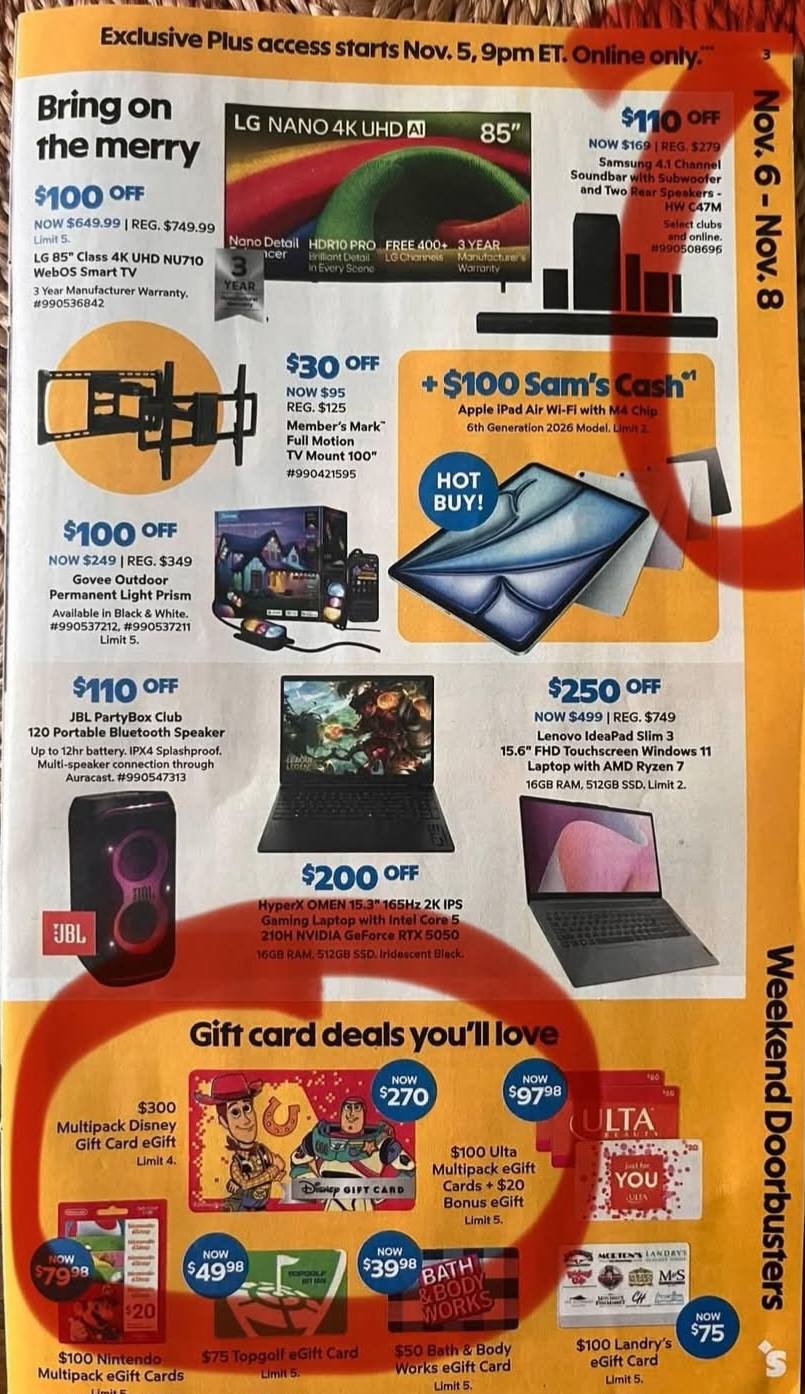 Sams Club Flyer