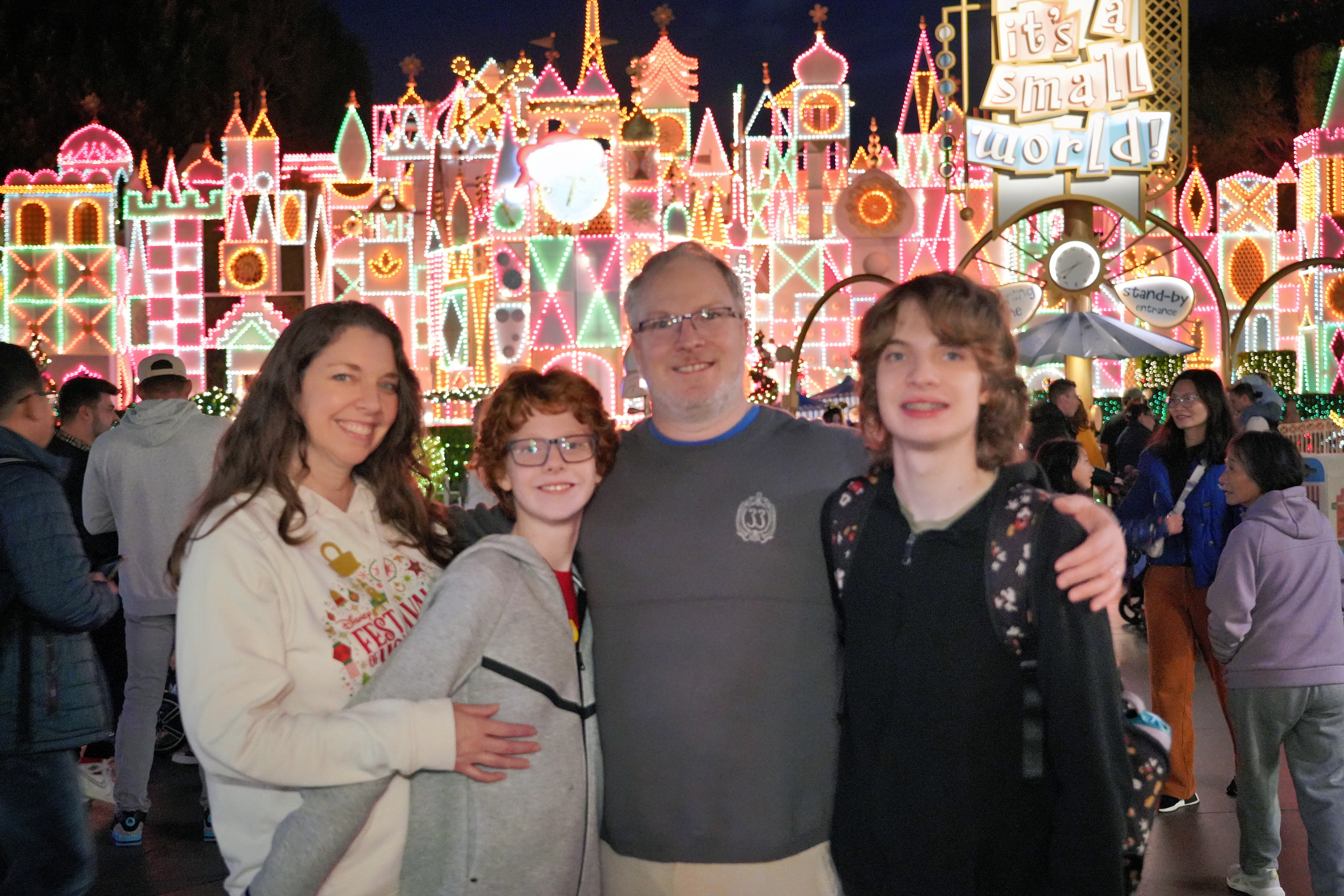 Small World Holiday Family Photo