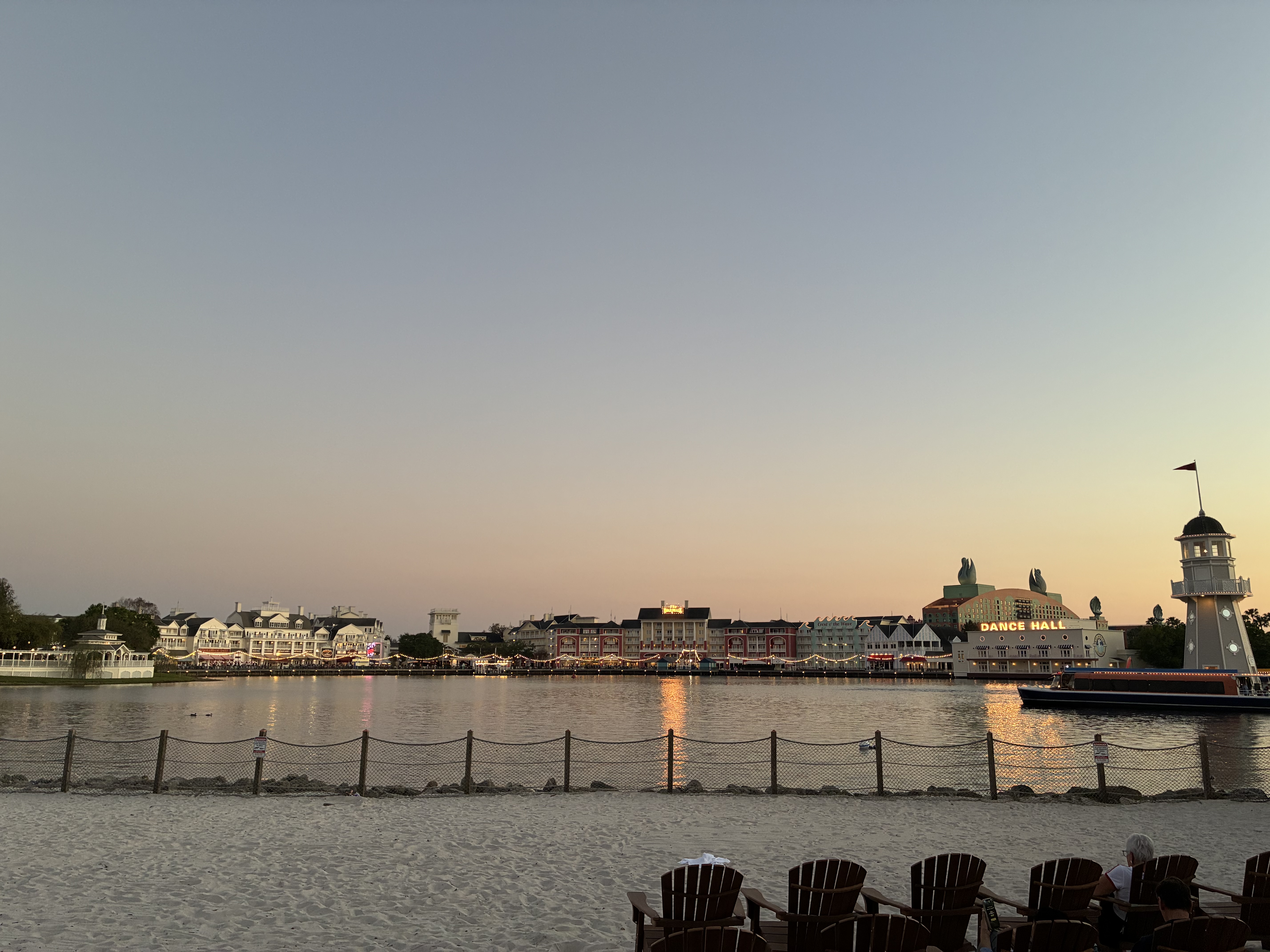 Crescent Lake at sunset