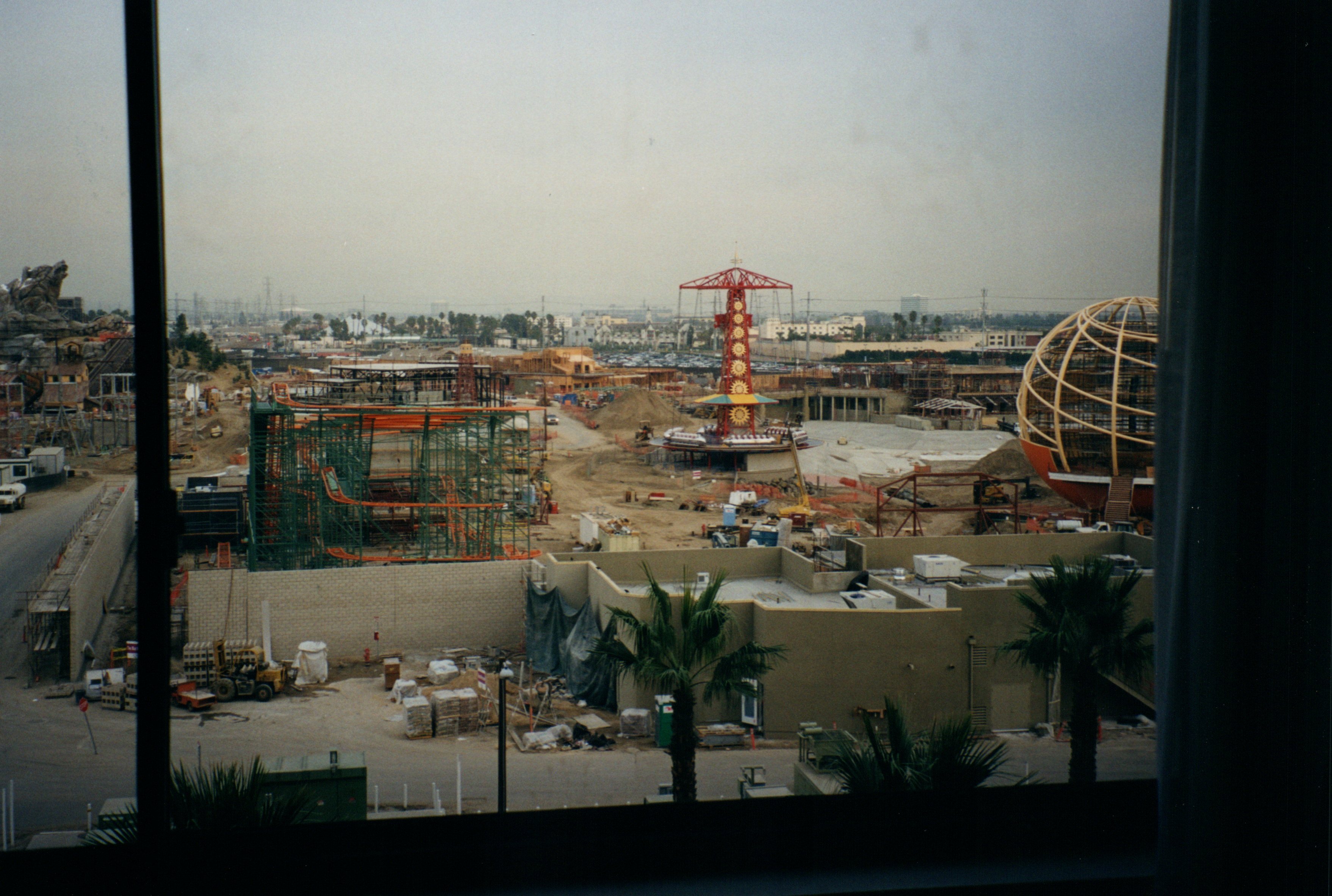 California Adventure construction 2000