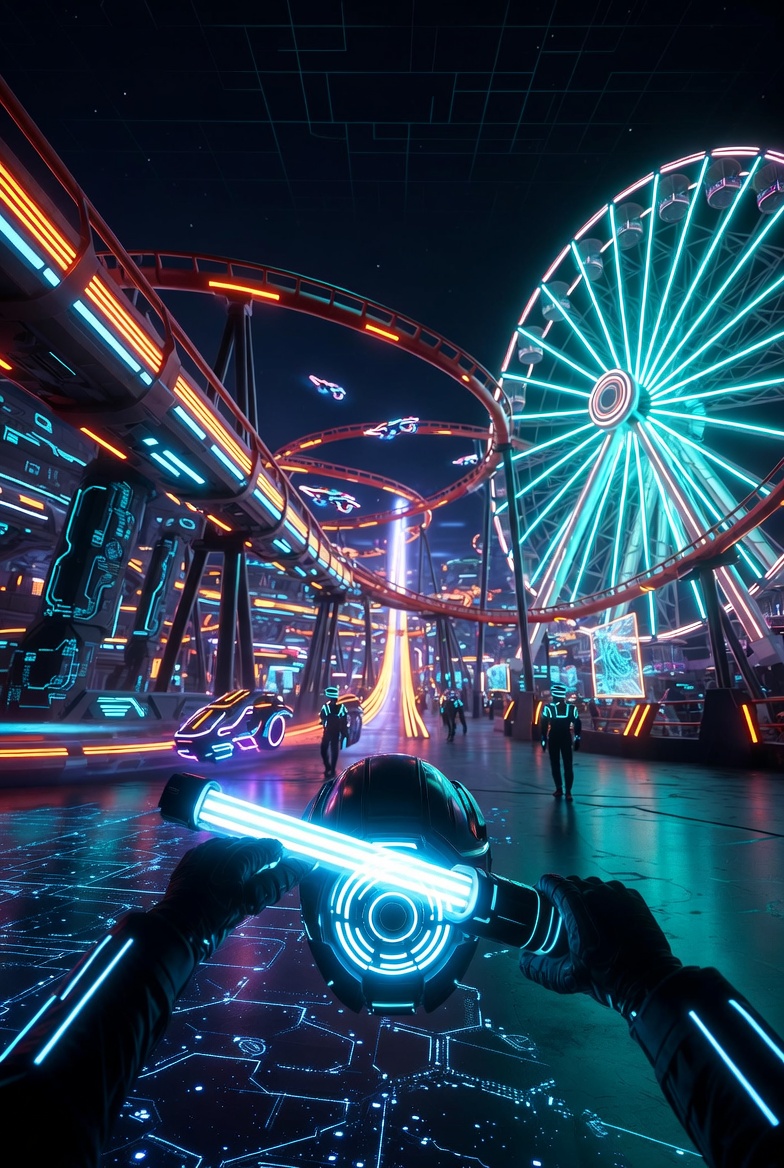 Fake Tron land