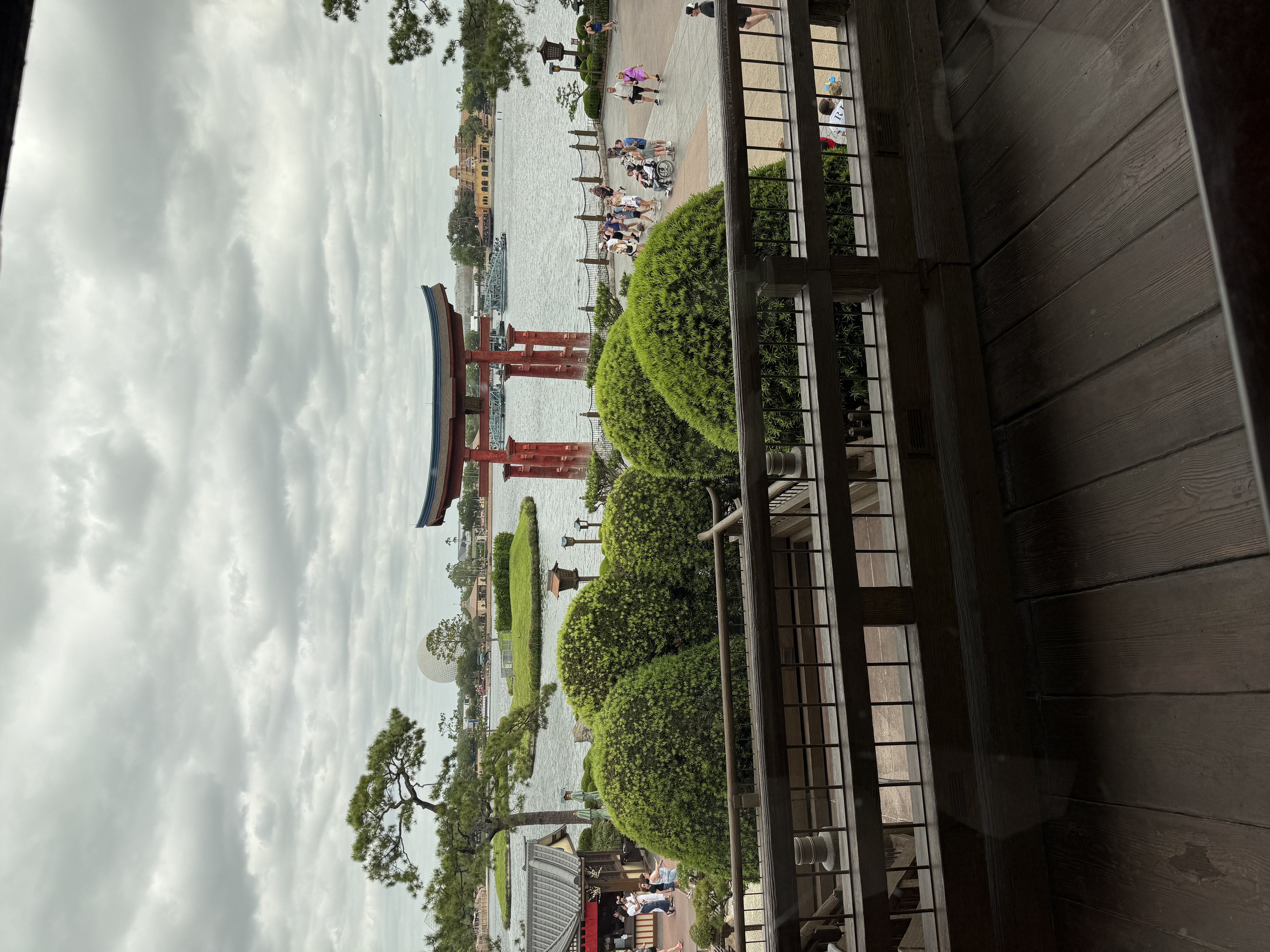 view from the window at Shiki Sai at lunch